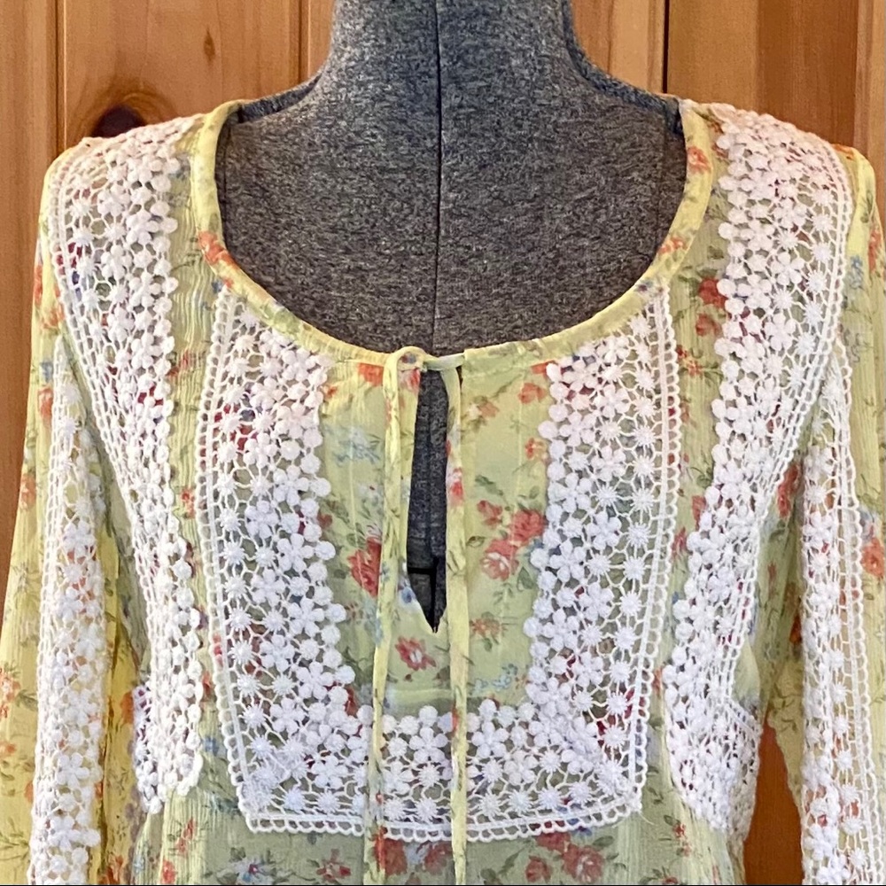 SUNDANCE 100% Silk Tunic